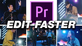 How To Edit Multiple Camera Angles FASTER In Premiere Pro Using MultiCam Editing [upl. by Anela]