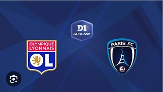 D1 arkema journée 10 lyon vs paris fc [upl. by Gader868]