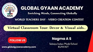 Virtual Classroom Tour Decor amp Visual aids Nagma [upl. by Llenehc320]