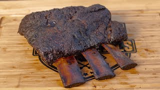 How To Make Smoked Short Ribs  Smoked Short RibsRecipe  Smokin’ with Gerardo Bradley Smoker [upl. by Bart]