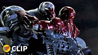 Iron Man vs Iron Monger  Final Battle Scene Part 2  Iron Man 2008 IMAX Movie Clip HD 4K [upl. by Sydalg]