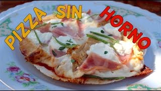 Cómo hacer PIZZA en 3 minutos SIN HORNO hasta con los ojos cerrados [upl. by Ulrika]