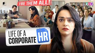 Life Of A Corporate HR  Ft Apoorva Arora  RVCJ Media [upl. by Alleuqram907]