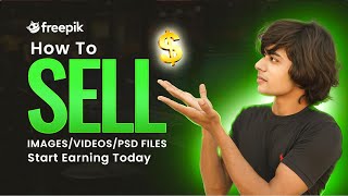 How to Selling Photos Videos and PSD Files Easy Money Online onlineearning freepik earnmoney [upl. by Franek]