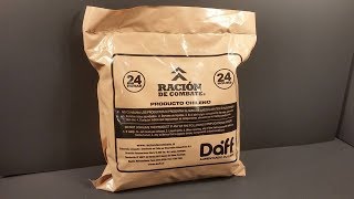 2017 Chilean 24 Hour Combat Ration MRE Review Meal Ready to Eat Taste Test [upl. by Celinda]