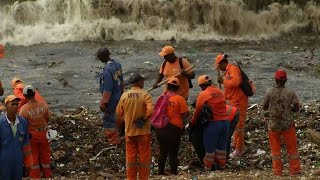 Crews in Dominican Republic continue cleanup from Storm Beryl [upl. by Kilar]