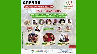 5º Dia 1903  Fiquem com os shows do aniversário de Cravinhos que celebram os 148 anos da cidade [upl. by Arvonio]