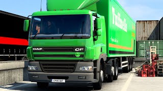 ETS2 daf cf 85 THE BIG GREEN PARCEL MACHINE promods [upl. by Einnol]