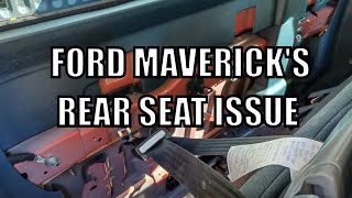 2024 Ford Maverick Unveiling the Car Seat Problem [upl. by Jedthus]