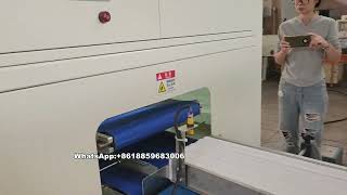 Dispenser embossed laminated hand towel paper cutting and packing machine production line [upl. by Saxela644]