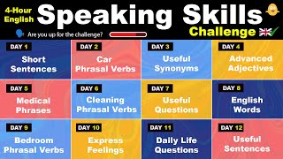 The 4Hour English Speaking Skills Challenge [upl. by Silra]