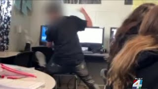 Parents raise concerns after video circulates of violent middle school fight [upl. by Natanoj]