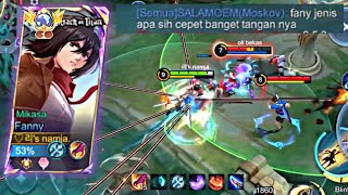 NEW ROTATION AND OBJEKTIF FANNYGAMEPLAY IN RANKED  MLBB [upl. by Eibmab]