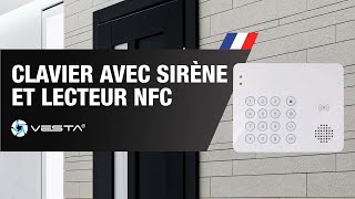 Clavier radio VESTA avec sirène et lecteur de proximité NFC  VESTA150N  By Demes [upl. by Settle67]