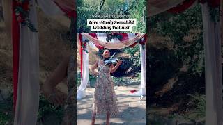 love musiqsoulchild violincover wedding weddingsong weddingmusic electricviolin weddings fy [upl. by Eninaej]