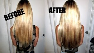 ❤DIY iTiP HAiR EXTENSiONS full installation [upl. by Tterrej]