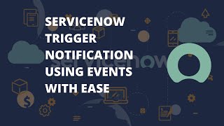 ServiceNow Events  ServiceNow trigger Email notification from Event  ServiceNow Events Management [upl. by Kaleena206]