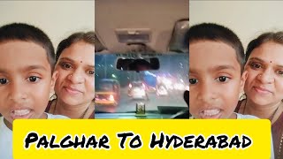 palghar🚘 To Hyderabad🚈 journeyfirsttime [upl. by Venuti]