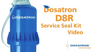 Dosatrons D8R Service Video Using Seal Kit 8PJ052 [upl. by Ragouzis]