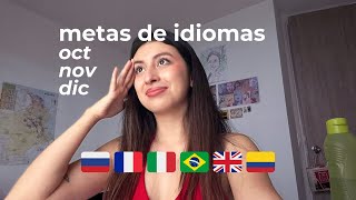 cómo estudiaré 5 idiomas el resto del año update de metas  polyglotanark [upl. by Beetner]