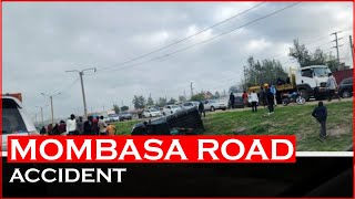 NEWS IN Transport Paralysed In Mombasa Road After Deadly Road Accident  News54 [upl. by Aletha408]