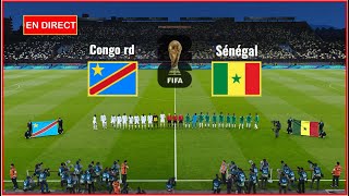 match Sénégal vs Congo rd en direct Éliminatoires de la Coupe du monde Simulation Gameplay PC [upl. by Beane]