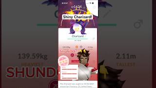 Shiny GMAX Charizard in POKEMON GO charizard pokemongo gmax capcut gigantamax [upl. by Mack261]