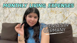 Monthly Living Expenses in Germany as an International Student  Masters Student  Student Expenses [upl. by Judas563]