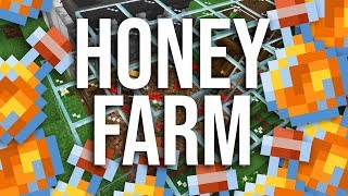 The Simplest Honey Farm to Build in Minecraft 115 [upl. by Sivatco]