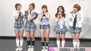 120418 Girls Day  Oh My God  Telepathy Interview  Everyday II Showcase [upl. by Fillender]