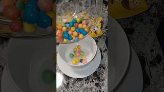 ASMR FILLING PATTER WITH SKITTLESYUMMY viral sweet shorts tiktok crushing candy [upl. by Armilla]