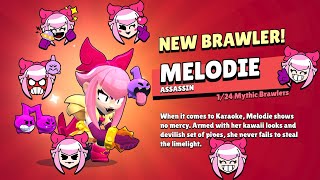 Melodie  Animations Animated Pins amp Voice Lines [upl. by Zelig]