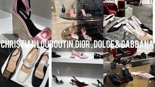 CHRISTIAN LOUBOUTIN DIOR DOLCE amp GABBANA SHOES 😍 [upl. by Lexa]