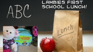 312 Packing Lambies 1st School Lunch  LambCam [upl. by Ailemap632]