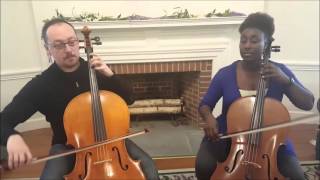 Piatti Cello Method Book 1 duet 2 Marshunda Smith [upl. by Ynove692]