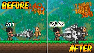 Terraria But Damaging Enemies UPGRADE My Flails [upl. by Gylys]