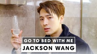 Jackson Wang’s Nighttime Skincare Routine  Go To Bed With Me  Harper’s BAZAAR [upl. by Tessil]