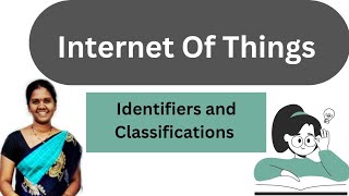 Identifiers and Classifications of identifiers in IOT  IOT in Telugu [upl. by Alexei]