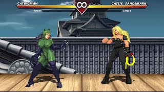 Catwoman VS Cassie Sandsmark WonderGirl I HIGH LEVEL EPIC FIGHT [upl. by Akemehs]