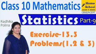 Statistics Part9Class 10Exercise133 Problem12 amp 3 Mathematics NCERTCBSE [upl. by Mizuki]