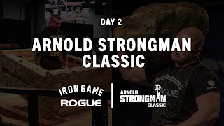 Day 2  2022 Arnold Strongman Classic  Full Live Stream [upl. by Hermosa]