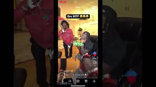 Kodak Black pops a perc on livestream shorts livestream [upl. by Seline]