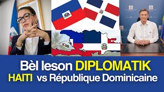 Bèl leson DIPLOMATIK HAITI resi DI NON  Bravo Dominique Dupuy  Garry Connille  Edgard Leblanc [upl. by Dian190]