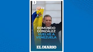 Edmundo González se proclama presidente electo de Venezuela y anuncia su regreso  El Diario [upl. by Ydur920]