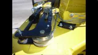 John Deere 54 Inch Snow Blower Chute Rotation and Deflector Modifications [upl. by Edme]