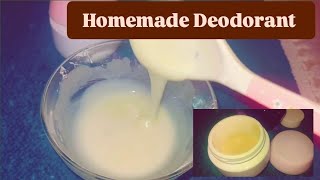 Homemade Deodorant  How to make Natural Deodorant [upl. by Windsor]