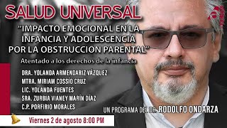 SALUD UNIVERSAL Impacto emocional en la infancia y en la adolescencia por la obstrucción parental [upl. by Jairia]