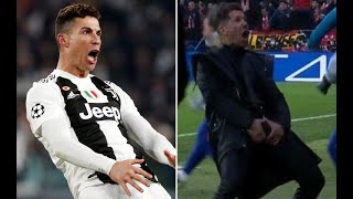 Ronaldo mocking Diego Simeone celebration [upl. by Odessa]