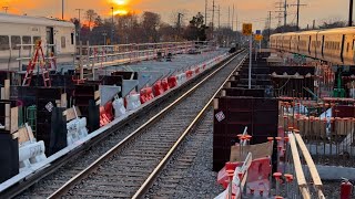 Thanksgiving Eve Railfanning Babylon Under Construction 112724 [upl. by Neit313]