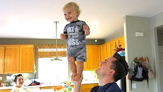 EPIC BABY STUNTS new intro 11114  Day 645 [upl. by Bazluke]